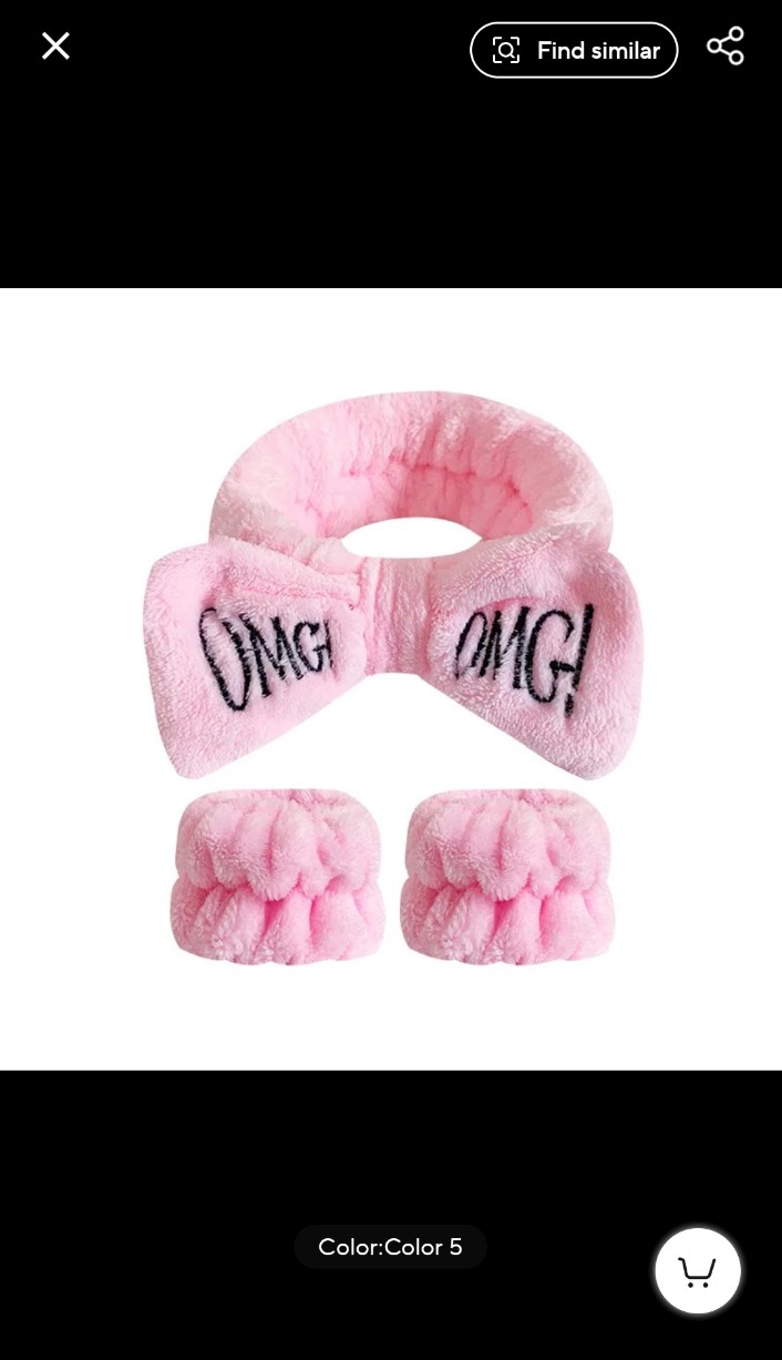 Women Coral Fleece Elastic Hair Bands