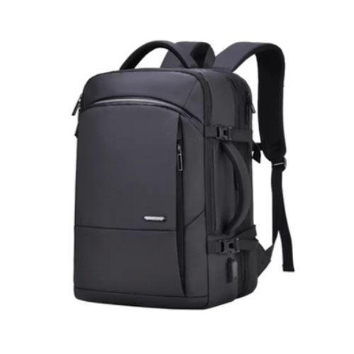 Shaolong 2020-1# 19-Inch Premium Quality Business Travel Laptop Expandable Backpack - Black