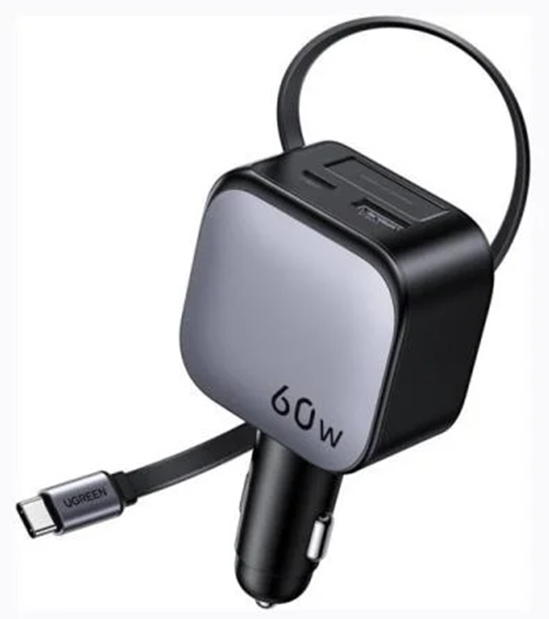 UGREEN EC603 Car Charger with Cable-90W [Black]