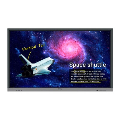 BenQ RE6501 65 Inch Interactive Flat Panel/Smart Board For Digital Meeting Room & Class Room