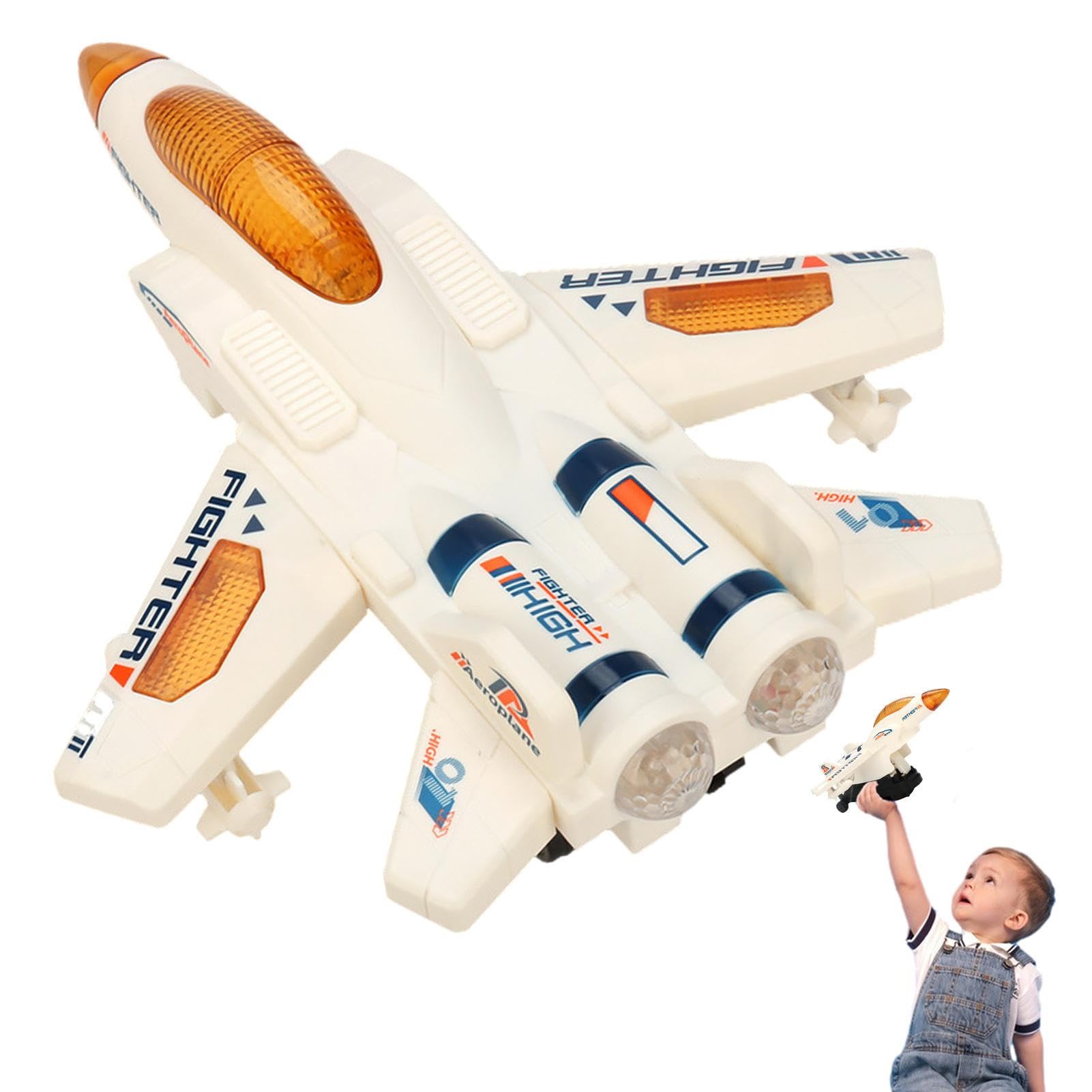 Airplane Toys for Toddlers | Electric Stunt Plane Rotating Toys | Educational Kids Airplane, Battery Operated, Interactive Infant Airplane Toy, Birthday Gift Yyds Code : 4231