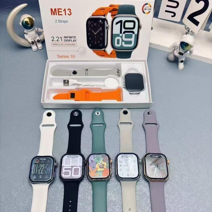 ME 18 Smart Watch 3 strips 2.21 Infinity display Wiewless charging series 10