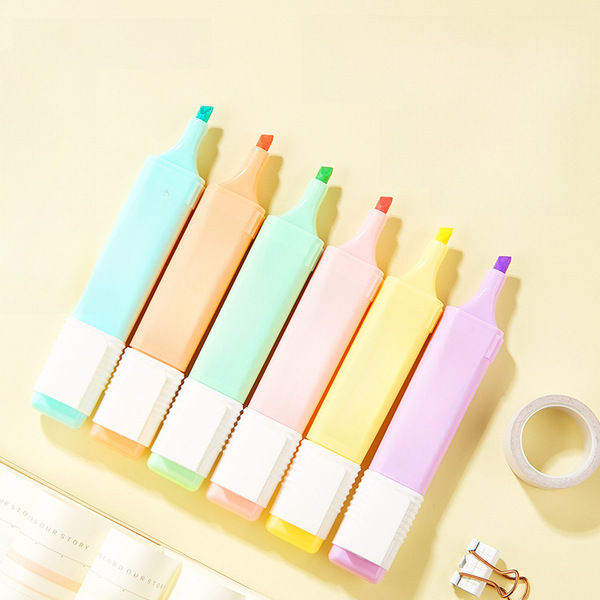 6 piece Highlighter Macaron (1 pack – 6 piece)