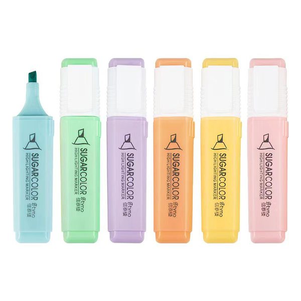 6 piece Highlighter Macaron (1 pack – 6 piece)