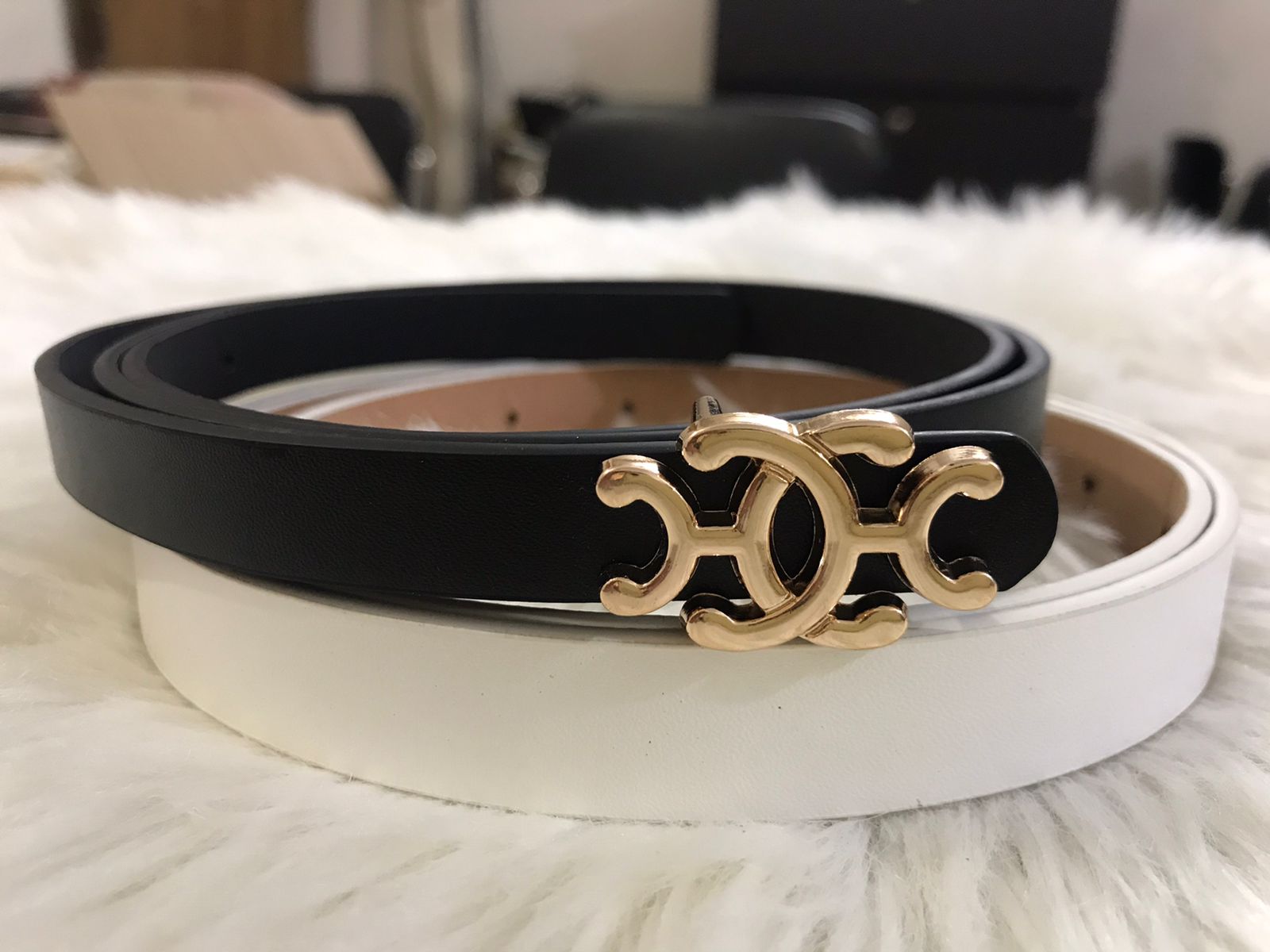 High Quality PU Leather Ladies Waist Belt