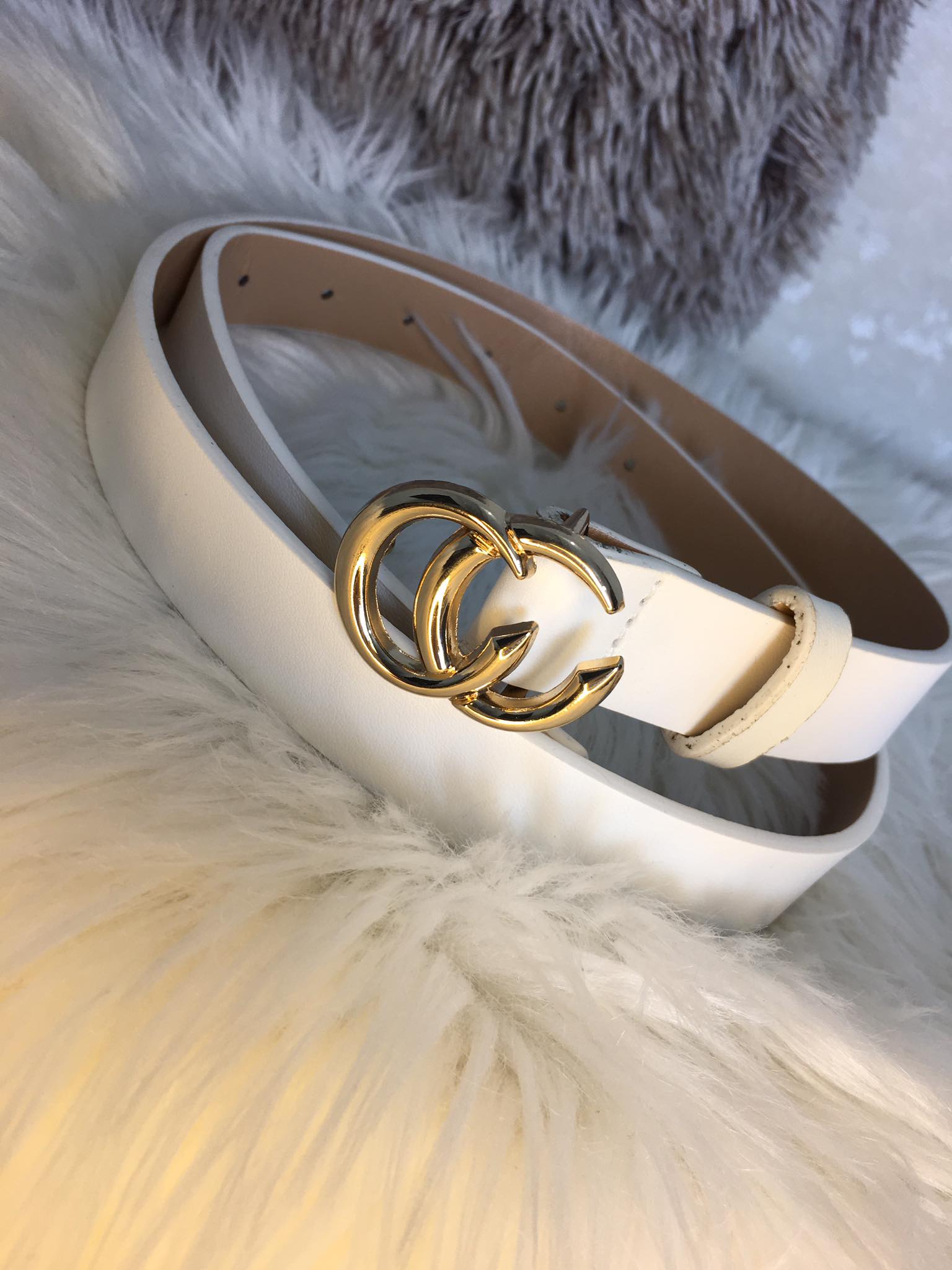 High Quality PU Leather Ladies Waist Belt