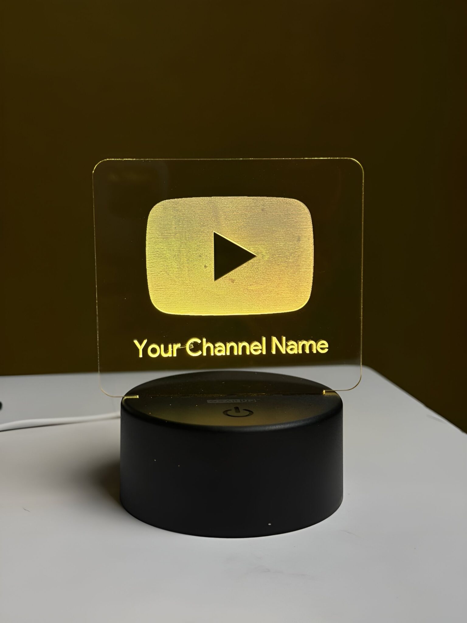Custom acrylic night lamp