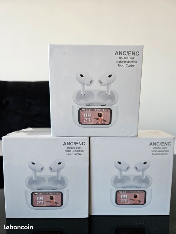 Airpods A9 Pro Touch Screen Display with ANC ENC TWS Earbuds