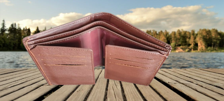 Multi Functional Moto Short Wallet- Chocolate