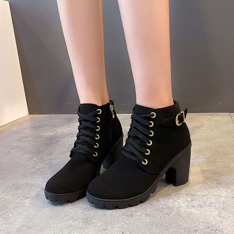 Thick Sole Comfort Boots