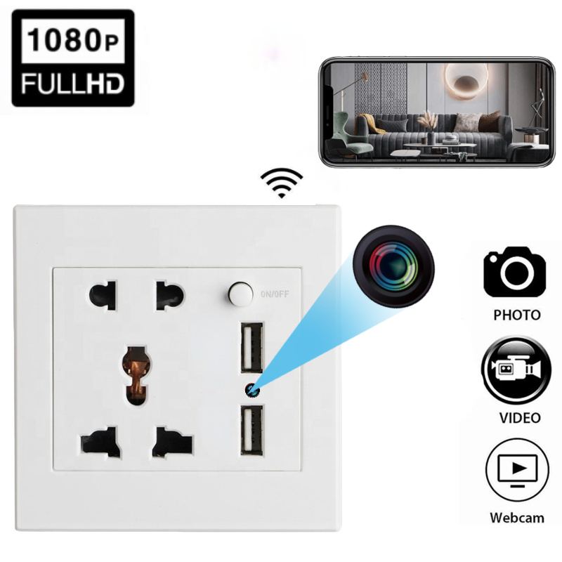 WiFi Wall Socket Spy Camera