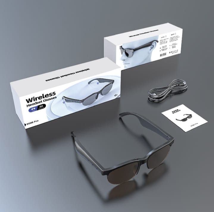 Unisex Smart Sunglasses with Hi-Res Audio, HD UV Protection, Wireless Calls & Music, Long Battery Life, Rechargeable