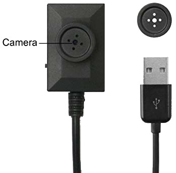USB Cable Mini Wired Button Spy Hidden Camera Video recording
