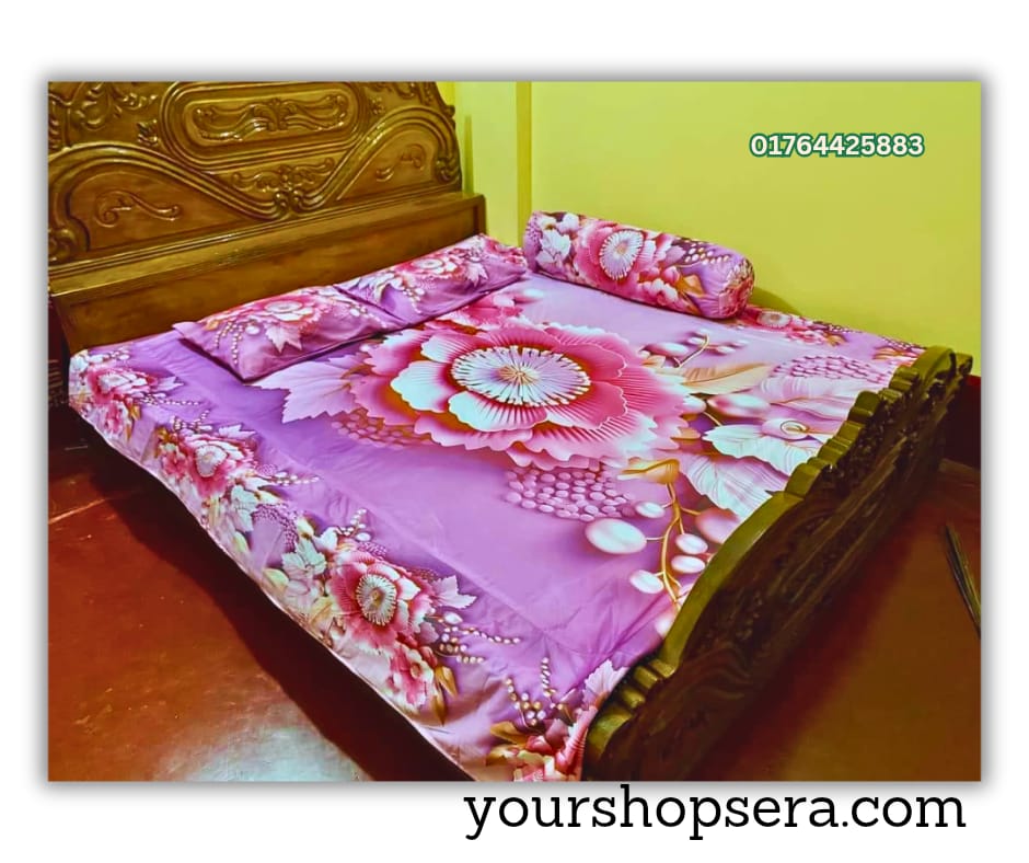Luxury Shield” ওয়াটারপ্রুফ বেড সেট (কমপ্লিট ৪ পিস কম্বো)