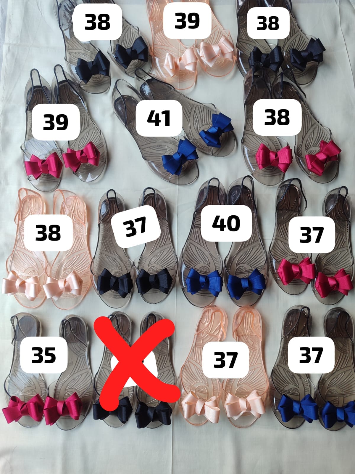 Transparent Jelly Shoes Bow Soft Comfortable Flat Women’s Shoes