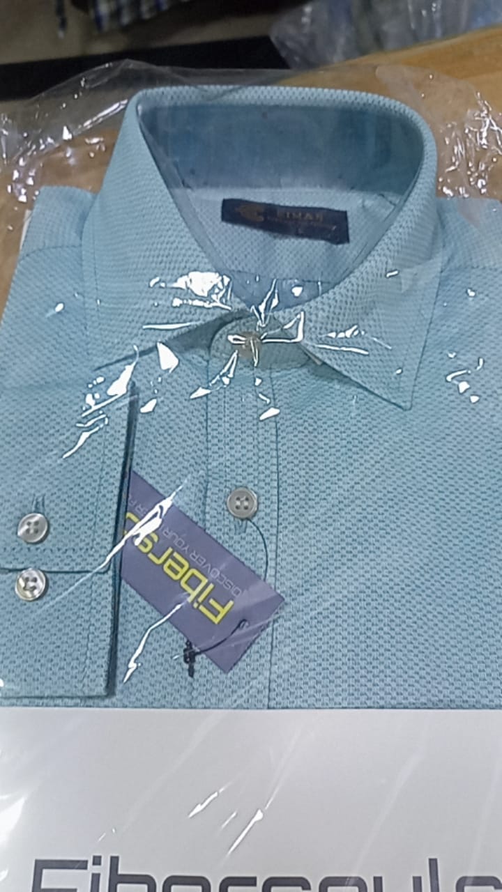 Premium Cotton Textured Formal Shirt – Multiple Colors Available