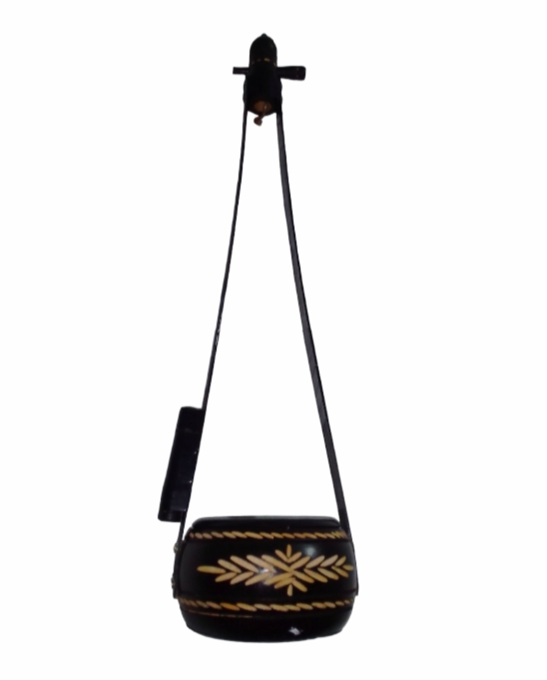 Hand Made Non-Professional Wooden 18 Inchi Lalon Aktara Musical Instrument Black Color-1 Piece