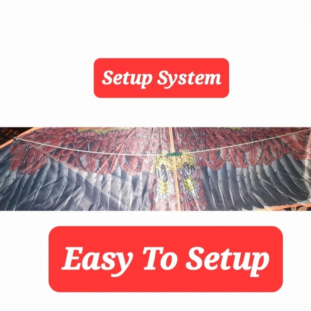 Eagle Kite/eagle ghuri Premium Quality Long Lasting Multicolor Medium Size 60″/5 Feet-1 Piece Toys