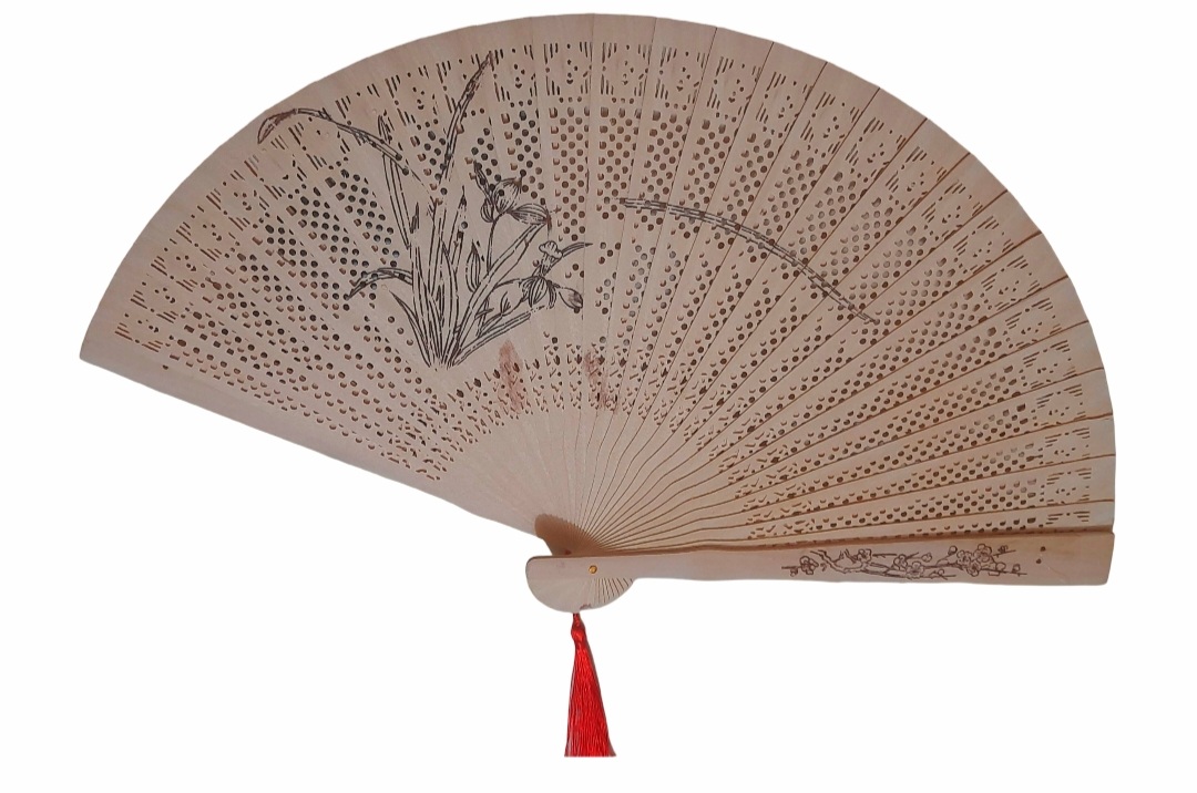 Big Size High Quality Wooden Fan/Wood Pakha Original China Pakha Royal Pakha-1 Piece