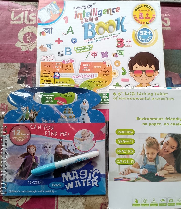 আমাদের *”3 in 1 Learning Combo”* নিয়ে আসছে আপনার বাচ্চার জন্য সম্পূর্ণ একটা শিক্ষার দুনিয়া