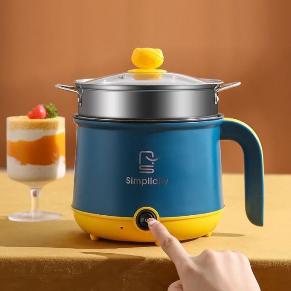 1.8L Electric Cooking Pot Stainless Steel Mini Rice Cooker