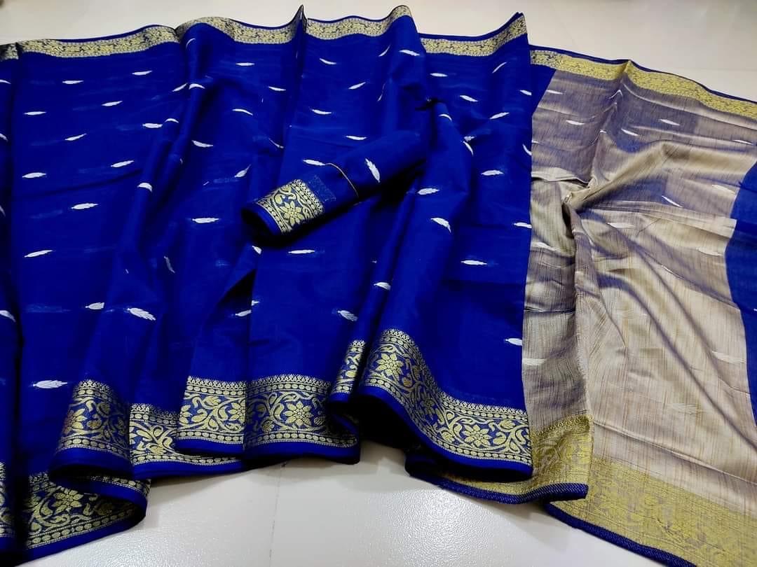হাফসিল্ক জবা পাইর বুটি জামদানি শাড়ী | Jamdani saree | Sari