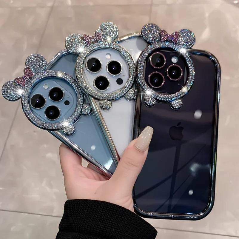 iPhone Ladies Stone transferent case