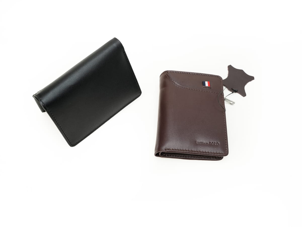 Mens Medium Short Wallet Genuine Leather ART-136