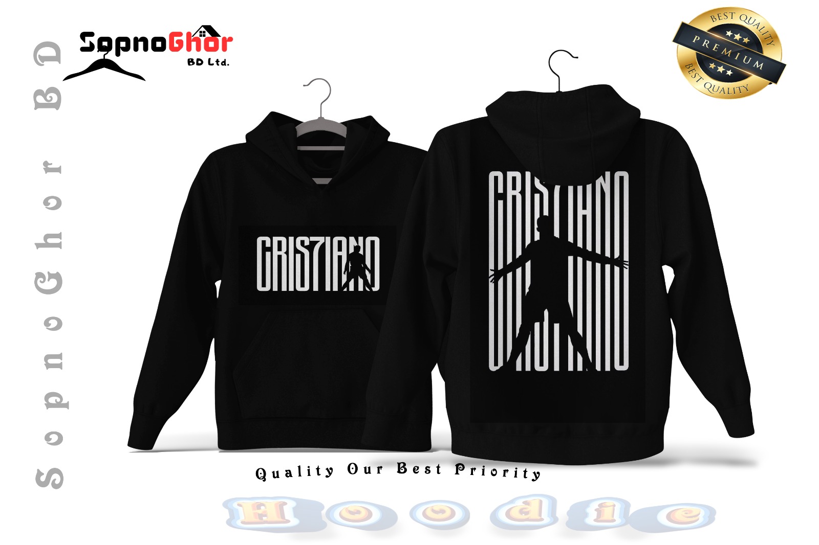 Customize printed Premium Hoodie – Full Sleeves For Men