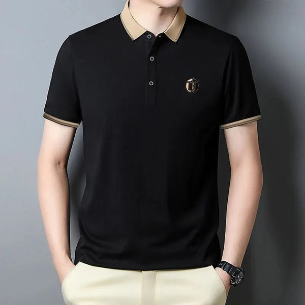 ? **Super Premium Polo Shirt – black