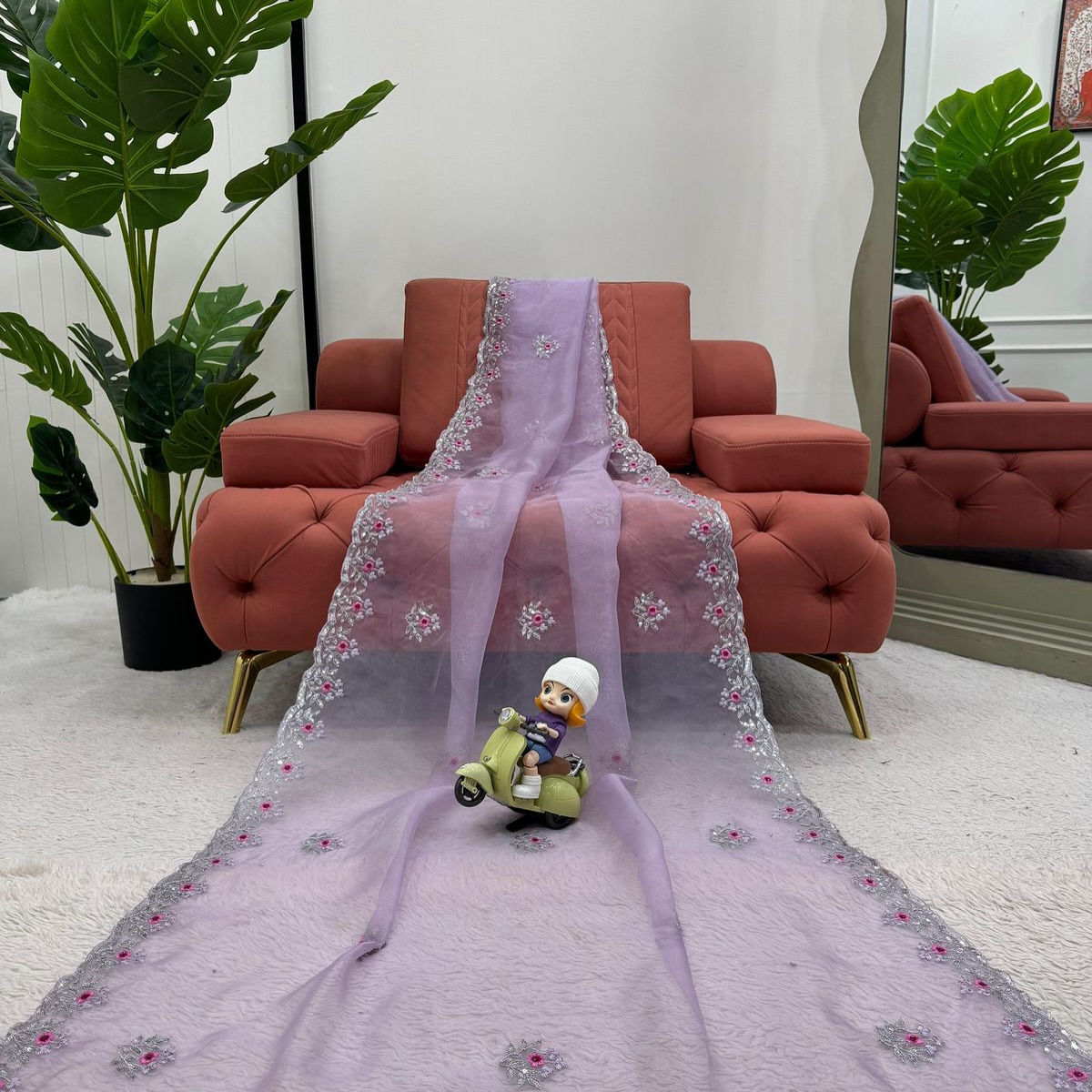 Designer Organza Silk Saree