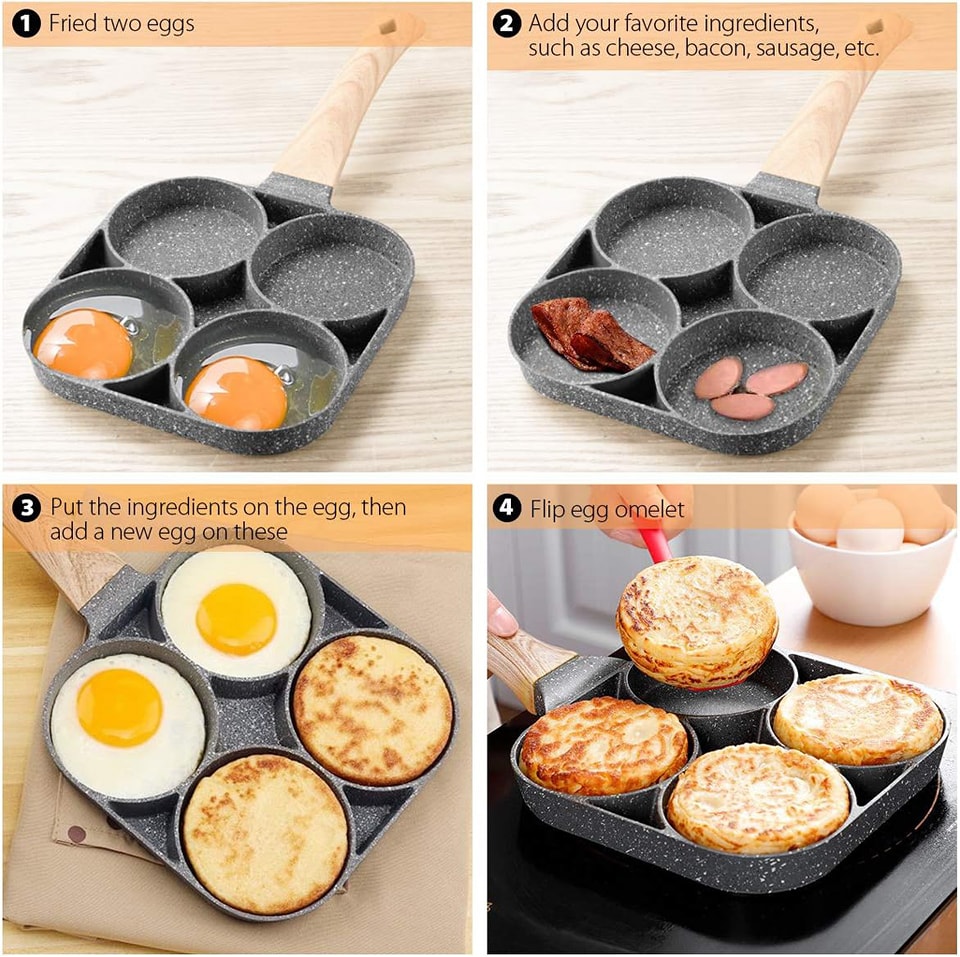 Non stick 4 hole frying pan E-Mart BD