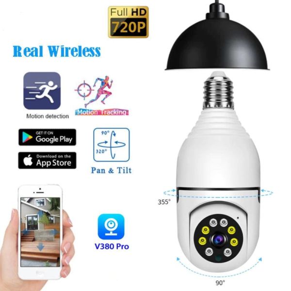 ?? ????_ V 380 PRO E27 360 Degree 1080P Wireless Home Security IP Camera