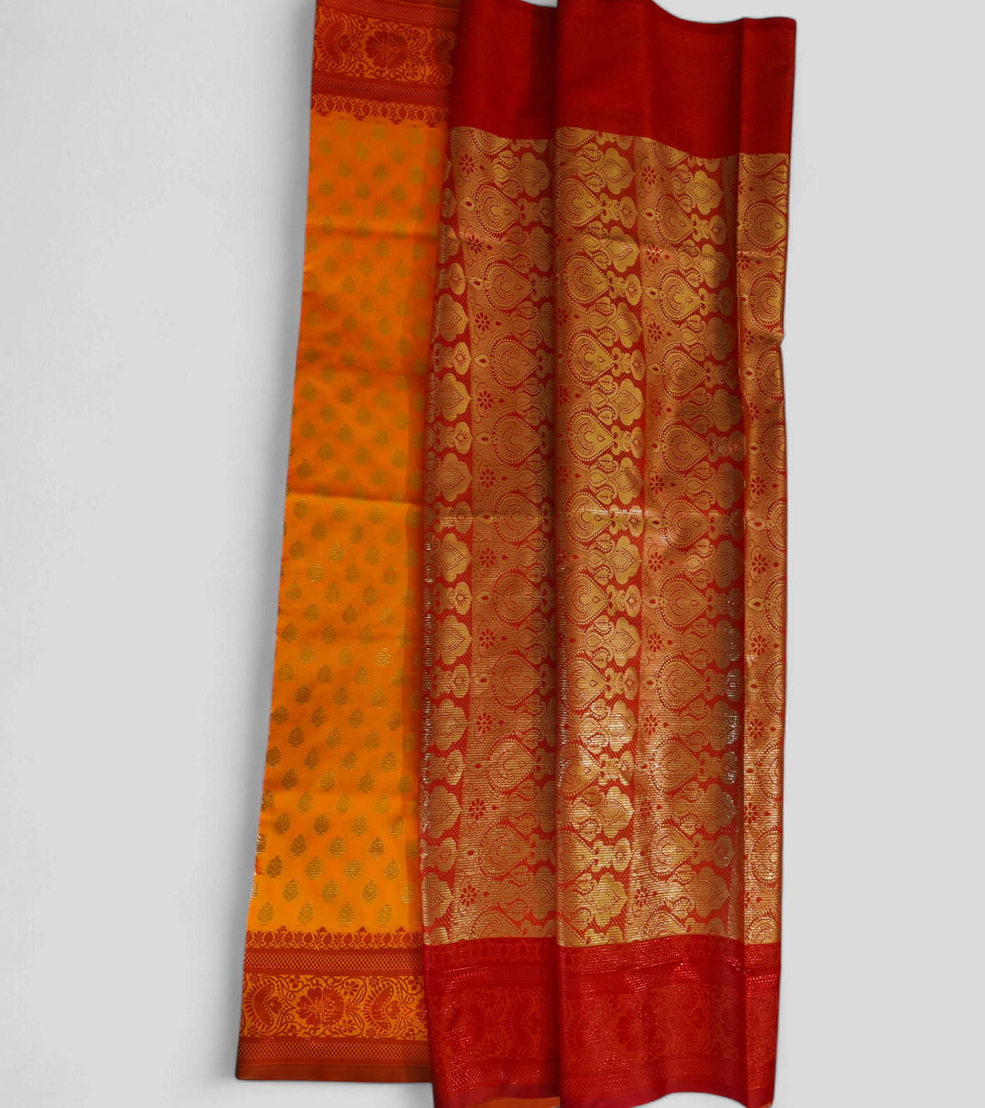 Fashionable Trendy Tangail Tat Silk Jori Katan Saree for Women