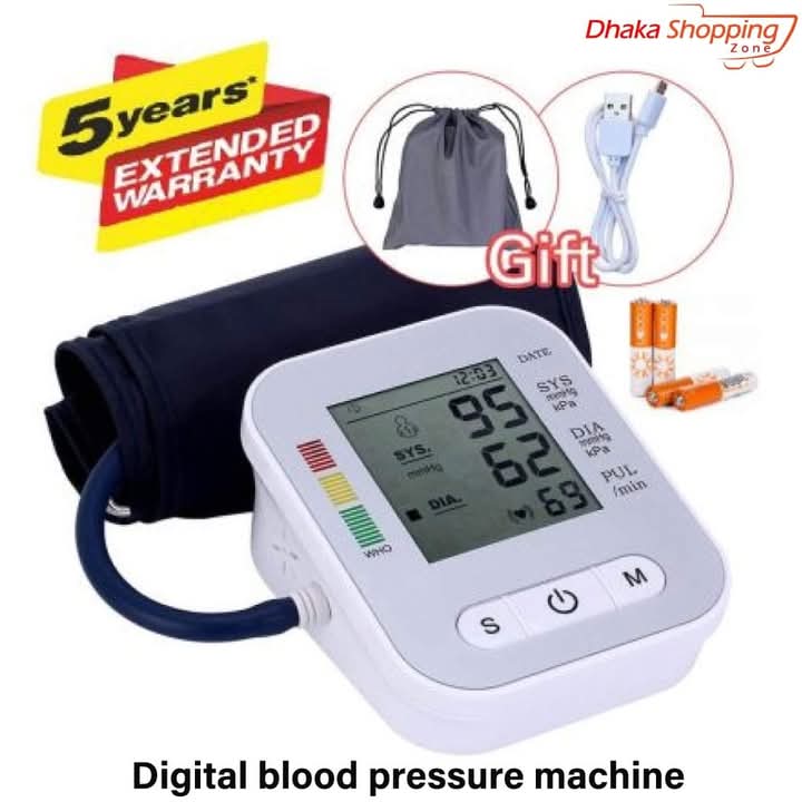 Digital electronic blood pressure monitor machine