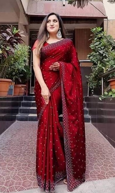 ইন্ডিয়ান জর্জেট শাড়ি