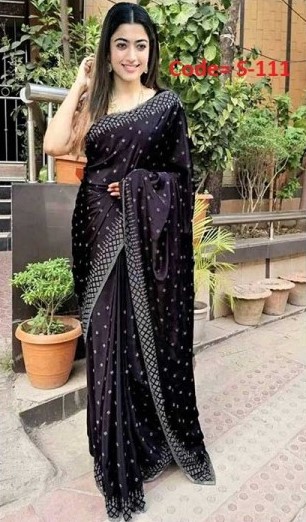 ইন্ডিয়ান জর্জেট শাড়ি