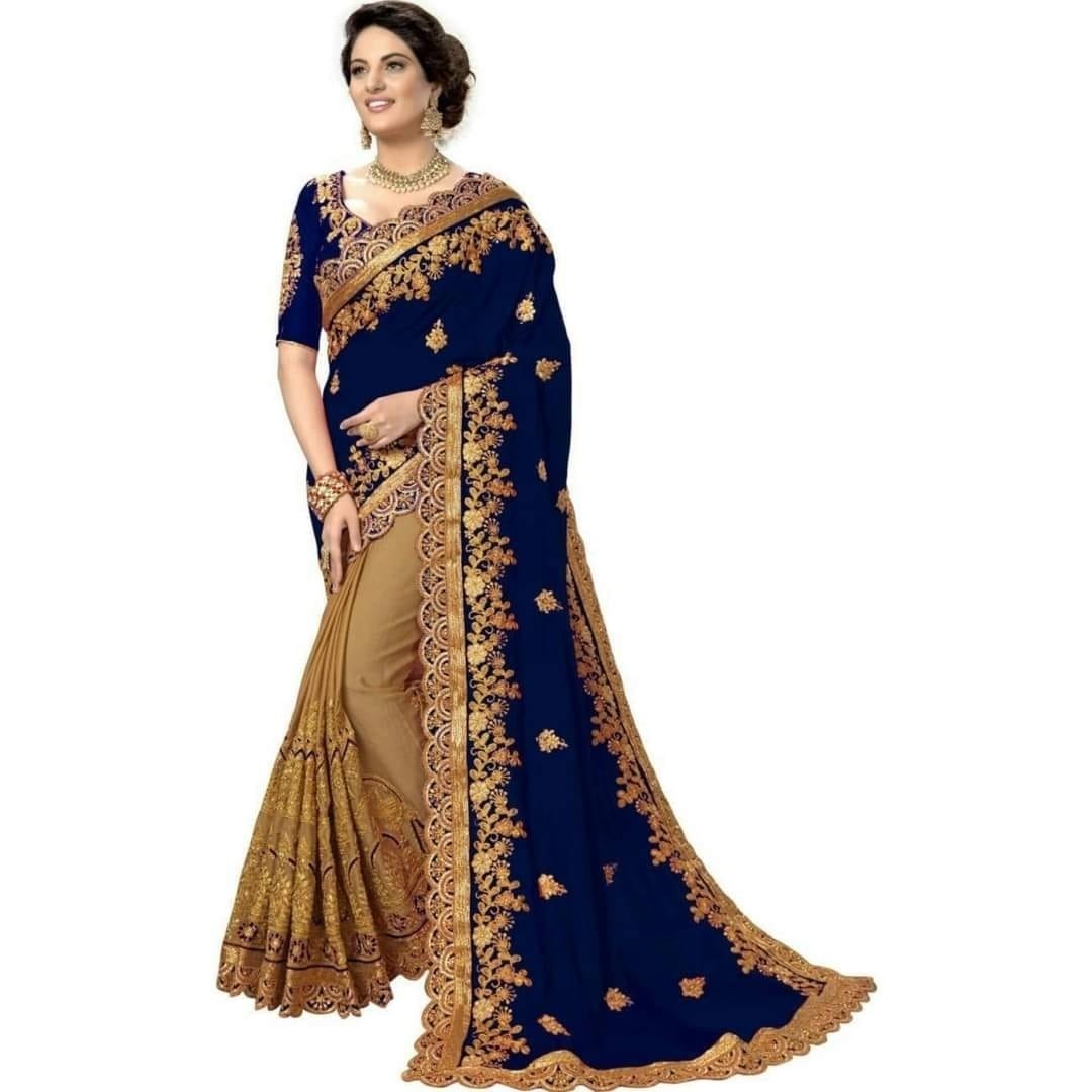 ইন্ডিয়ান জর্জেট শাড়ি