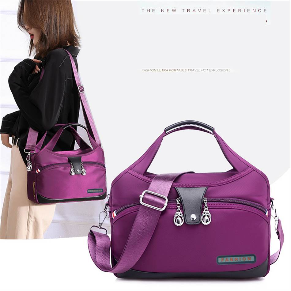 Large Capacity Waterproof Anti-theft Fashion (purple)