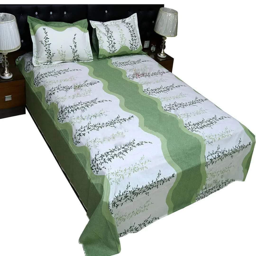 Digital Home Text King Size Bedsheet With Two Pillow Cover, Bedsheet, Bedding , Double Size Bedsheet < King Size Bedsheet, Bedding set