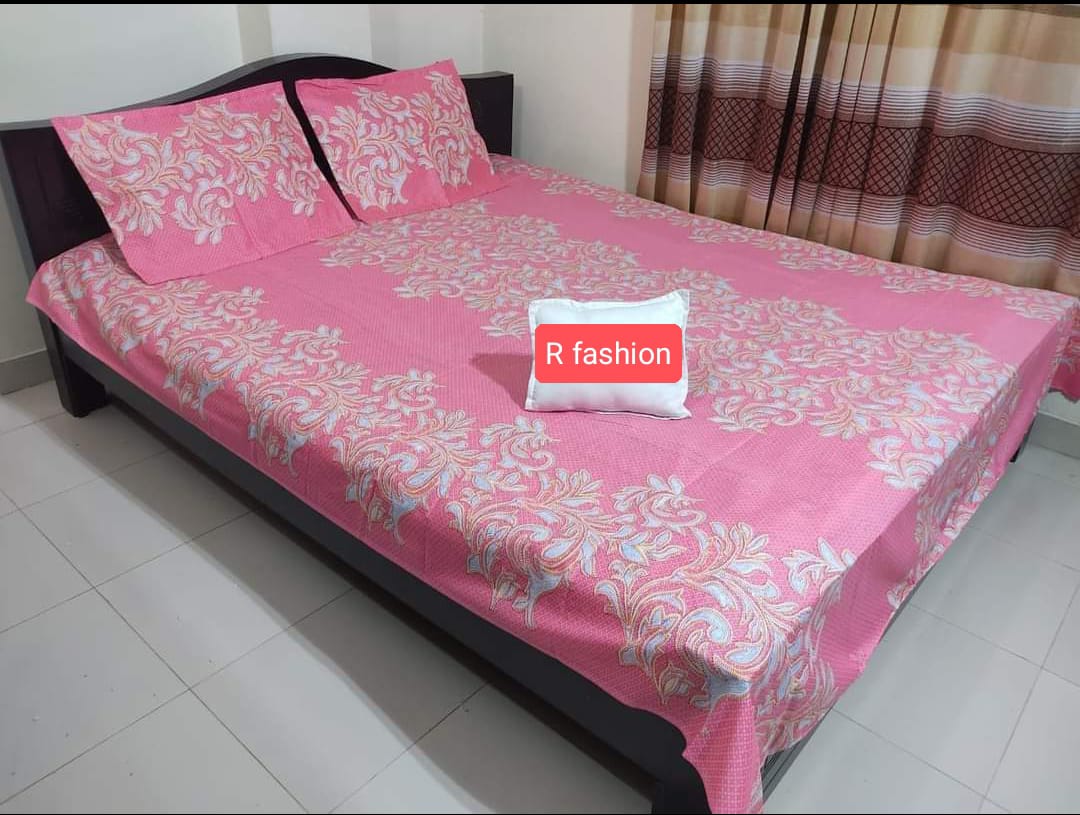 Digital Home Text King Size Bedsheet With Two Pillow Cover, Bedsheet, Bedding , Double Size Bedsheet < King Size Bedsheet, Bedding set