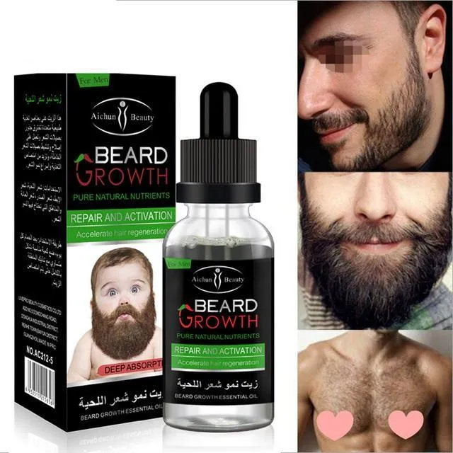 Natural Organic Beard Growth Oil for Men – 30ml
