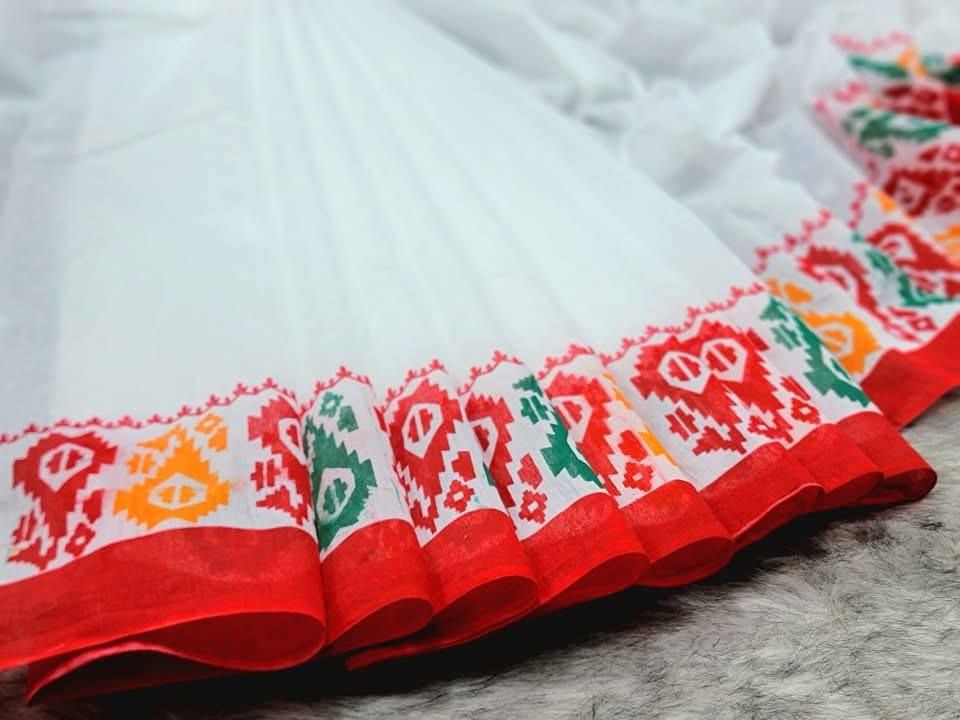 স্কিন প্রিন্ট শাড়ি