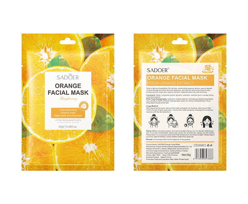 SADOER ORANGE FACIAL MASK