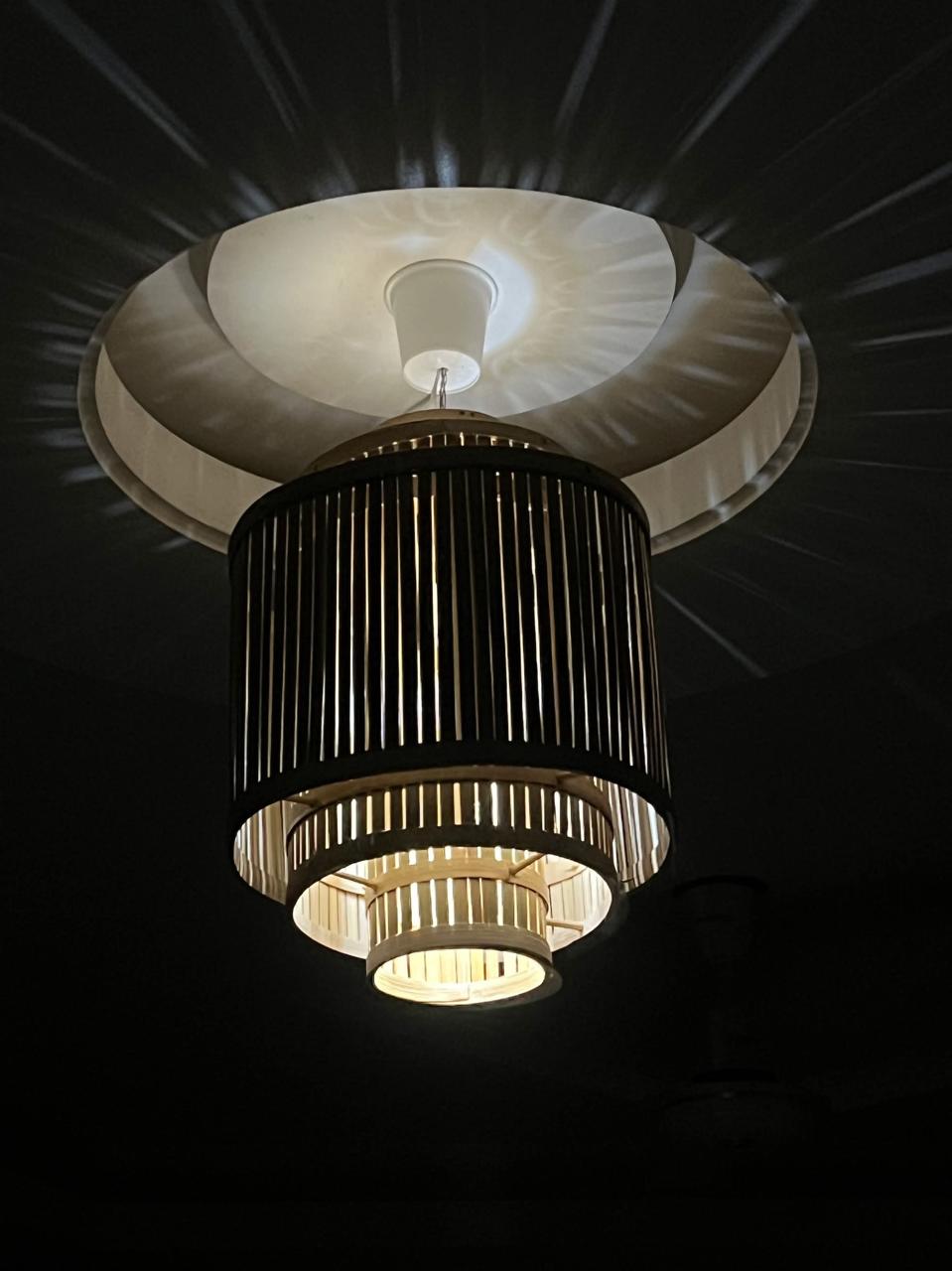 Pinium three layer hanging lampshade