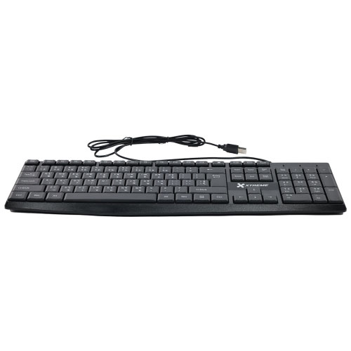 Xtreme KB600S Wired Black Keyboard with Bangla Special Keyboard