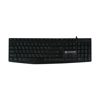 Xtreme KB600S Wired Black Keyboard with Bangla Special Keyboard
