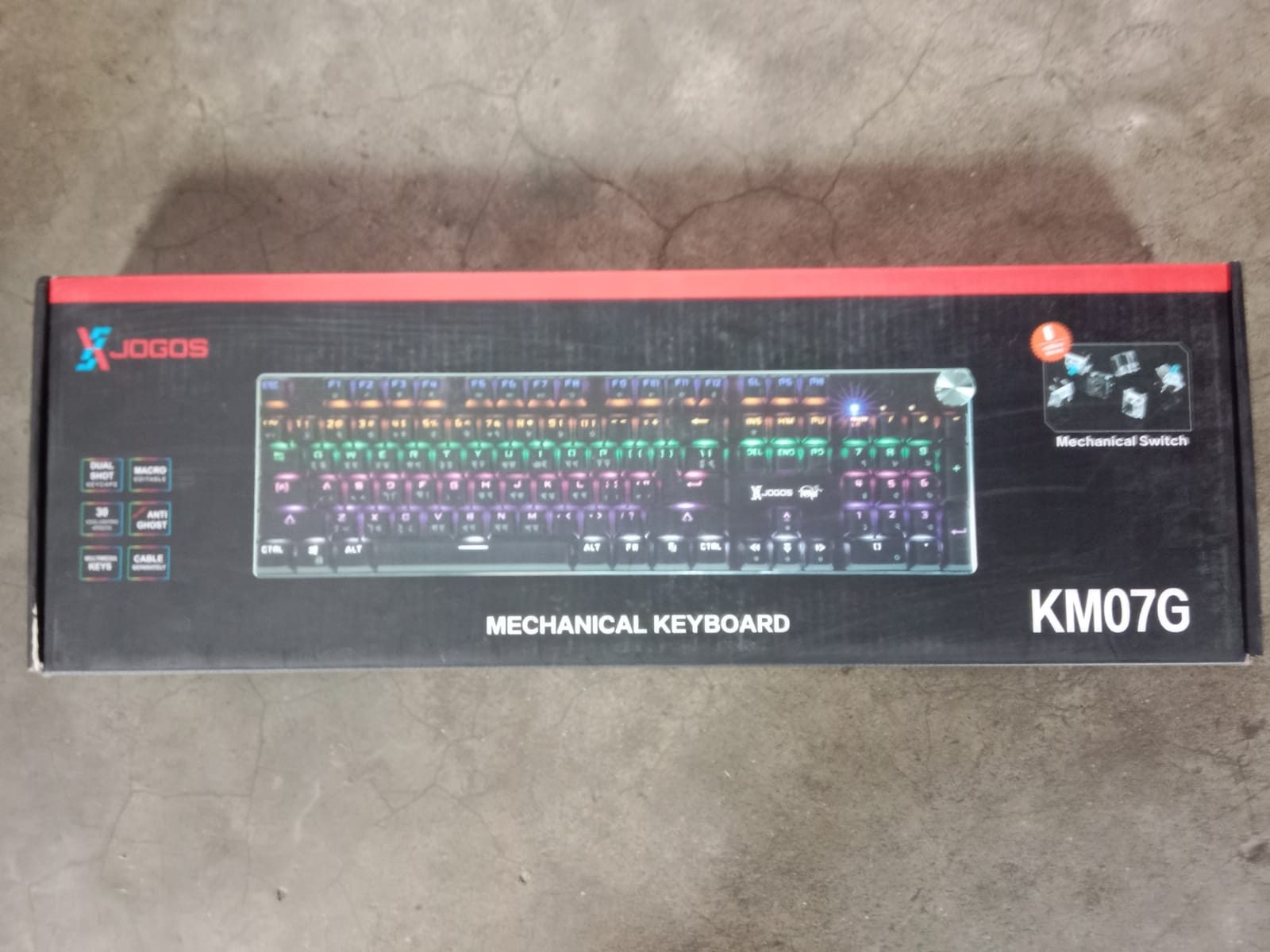 Xtreme KM07G Wired Black Mechanical Gaming Keyboard with Bangla