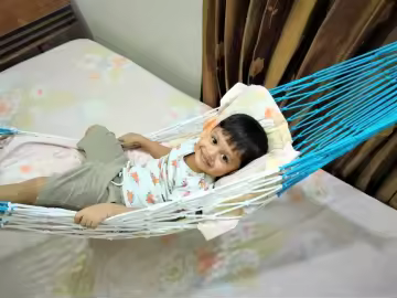 Dolna Lullaby Swing Bed-1Pcs/Hand Made Dulna Adult Rope Bed Hanging Dulna Use For All People Large Swing Rope Bed Rattan Dulna