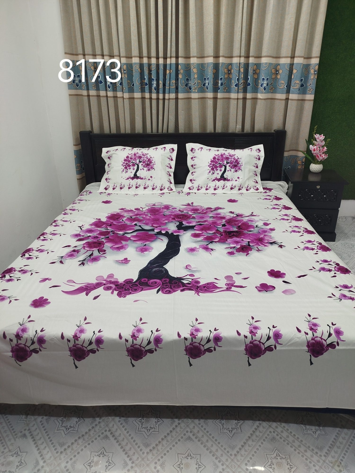 এক্সক্লুসিভ কিং সাইজ ফুল প্যানেল বেডশীট